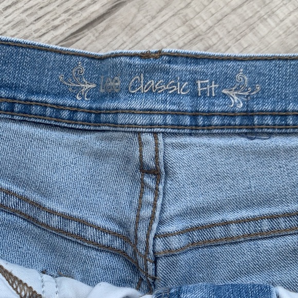 Lee Light Wash Jean Shorts - Picture 6 of 10